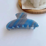 Colorful Stripe Hair Claw Clip Acetate Claw Clip Girls Hairpin Hair Accessories