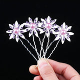 Pearl Hairpin Flower Bridal Wedding Starfish Hair Clips