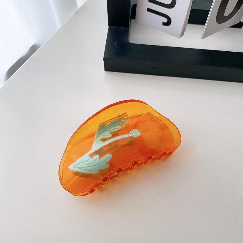 Big Flowers Hair Clips for Women Girls