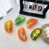 Big Flowers Hair Clips for Women Girls