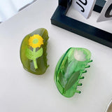 Big Flowers Hair Clips for Women Girls
