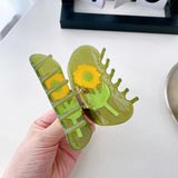 Big Flowers Hair Clips for Women Girls