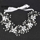 Crystal Rhinestone Tiara Wedding Headband for Women Bride