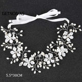 Crystal Rhinestone Tiara Wedding Headband for Women Bride