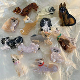 Corgi Dog Acetate Hairpin French Animals Grasp Hair Clip Claw