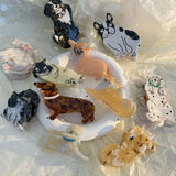 Corgi Dog Acetate Hairpin French Animals Grasp Hair Clip Claw