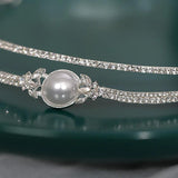 Pearl Rhinestone Hair Hoop Hairband Hair Crown Hair Accessories For Women Weddin