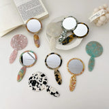 Portable Hand-Held Makeup Mirror for Women Girls