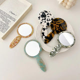 Portable Hand-Held Makeup Mirror for Women Girls