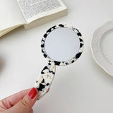 Portable Hand-Held Makeup Mirror for Women Girls