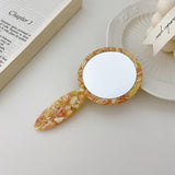 Portable Hand-Held Makeup Mirror for Women Girls