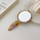 Portable Hand-Held Makeup Mirror for Women Girls