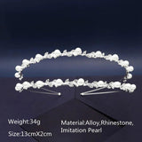 Rhinestone Crown Crystal Tiaras for Women Silver Hair Jewelry