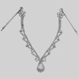 Water Drop Rhinestone Bridal Head Chain Hair Jewelry