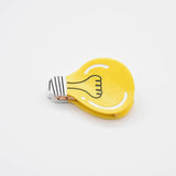 Acid Yellow Light Bulb Hair Clip Claw for Girls