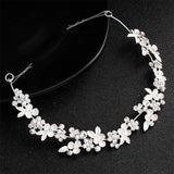 Crystal Flower Hair Vine Bridal Head Jewelry Accessories