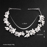 Crystal Flower Hair Vine Bridal Head Jewelry Accessories