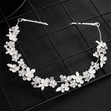 Crystal Flower Hair Vine Bridal Head Jewelry Accessories