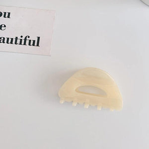Leopard Print Acetate Tortoiseshell Hair Claw Retro Style Hair Accessory