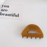 Leopard Print Acetate Tortoiseshell Hair Claw Retro Style Hair Accessory