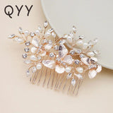 Rose Hair Combs Wedding Hair Ornaments Bridal Hair Clips
