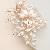 Rose Hair Combs Wedding Hair Ornaments Bridal Hair Clips
