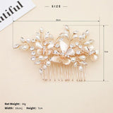 Rose Hair Combs Wedding Hair Ornaments Bridal Hair Clips