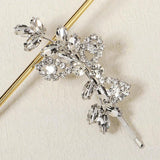Flower Rhinestone Barrette Hair Clips for Women Accessories