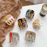 Creative Stitching Hair Clip Claw for Girls