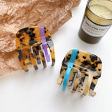 Creative Stitching Hair Clip Claw for Girls