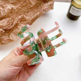 Creative Stitching Hair Clip Claw for Girls