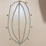 Rhinestone Head Chain Bridal Hair Accessories Crystal Headband for Women