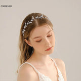 Rhinestone Flower Leaf Headbands Hairbands for Women Girls