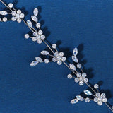 Rhinestone Flower Leaf Headbands Hairbands for Women Girls