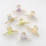 Large Alloy Hair Claw Clips High-End Sense Cross Bowknot Flower Shark Clip