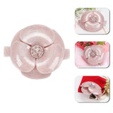 Summer Camellia Acrylic Hair Barrettes Flower Snap Clip