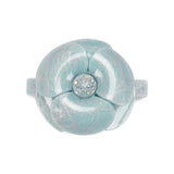 Summer Camellia Acrylic Hair Barrettes Flower Snap Clip