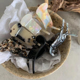 Geometrical Marbling Hair Clip Claw Acetic Acid Shark Clip Hair Accessories