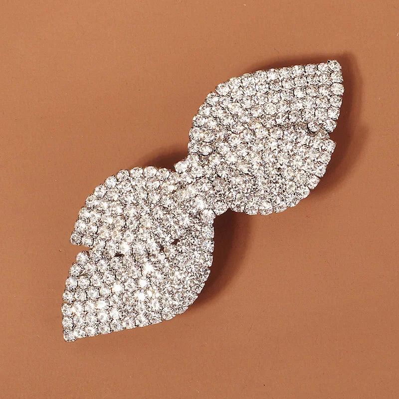 Crystal Hair Pins Rhinestone Barrettes Headpiece Party Jewelry Gift