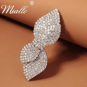 Crystal Hair Pins Rhinestone Barrettes Headpiece Party Jewelry Gift