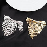 Crystal Barrette Tassel Hair Clip for Women Girls