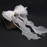 Pearl Tassel Wedding Veil Barrettes Hair Clip