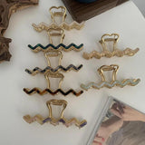 Retro Metal Shark Clip Hair Accessories for Girls