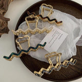 Retro Metal Shark Clip Hair Accessories for Girls