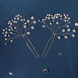 2pcs Pearl Hair Pins Forks Women Bridal Wedding Hair Accessories