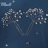 2pcs Pearl Hair Pins Forks Women Bridal Wedding Hair Accessories