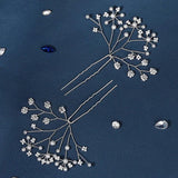 2pcs Pearl Hair Pins Forks Women Bridal Wedding Hair Accessories