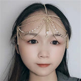 Bohemia Multilayer Crystal Headband Hair Chain Jewelry