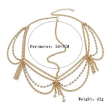 Bohemia Multilayer Crystal Headband Hair Chain Jewelry