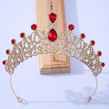 Crystal Rhinestone Tiara Crowns Wedding Hair Jewelry Bridal Queen Princess